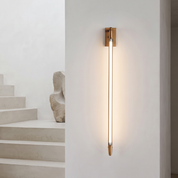 Euros - Gold Rotating LED Tube Wall Light