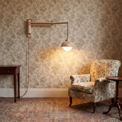 Palaimon - Travertine Swing Arm Wall Sconce