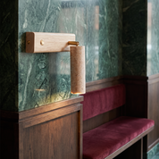Orpheus - Travertine Torch Wall Lamp
