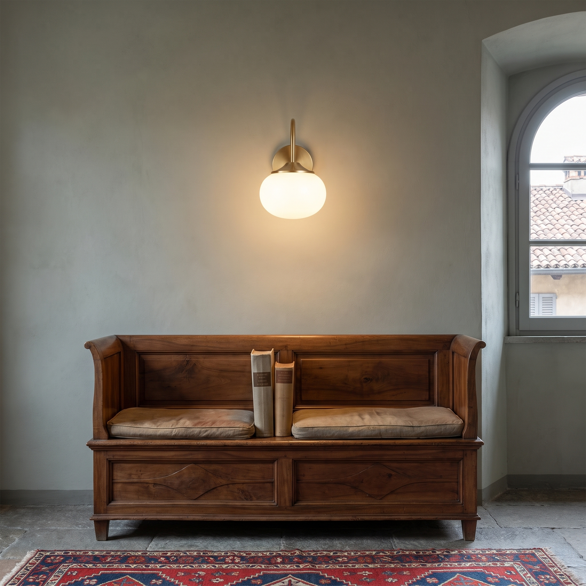 Makaria - Copper and Glass Wall Lamp