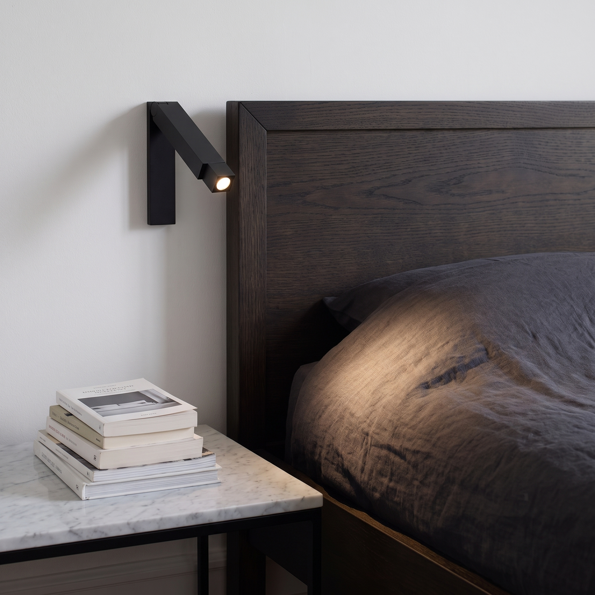 Eupraxia - Adjustable LED Bedside Wall Light