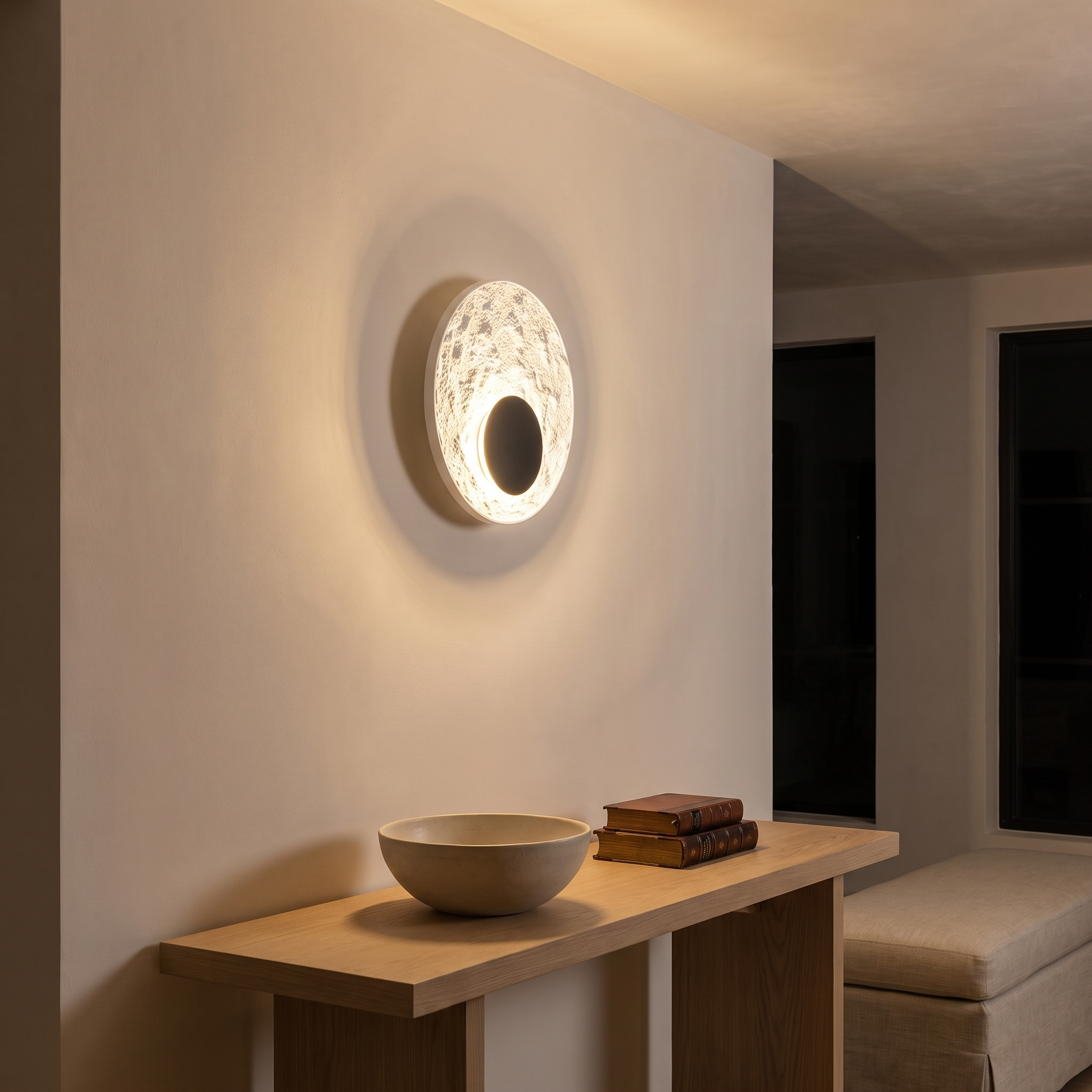 Echemmon - Textured Resin Wall Lamp, image 3