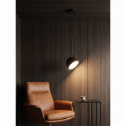 Barry - Minimalist Hinged Dome Pendant Lamp in a styled interior