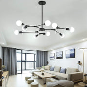 Berenika - Nine-Light Sputnik Metal Chandelier