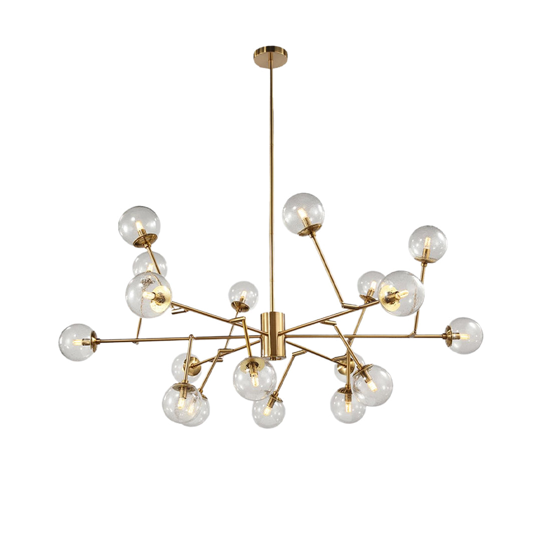 Eudora - Gold Bubble Sputnik Chandelier