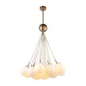 Xanthe - Gold and Bubble Glass Chandelier