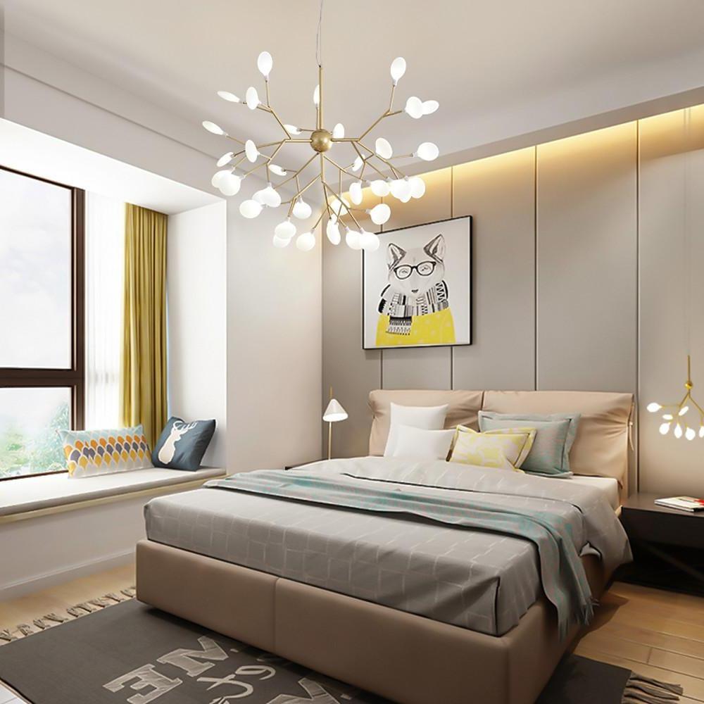 Chryseis - 36-Light Gold Sputnik Chandelier