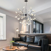 Gorgias - Black or Gold 36-Light Cluster Chandelier