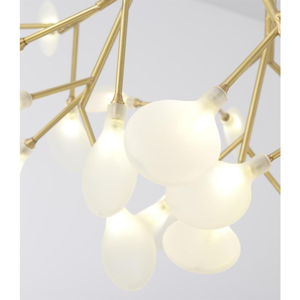 Bion - Brass and Glass 45-Light Sputnik Chandelier