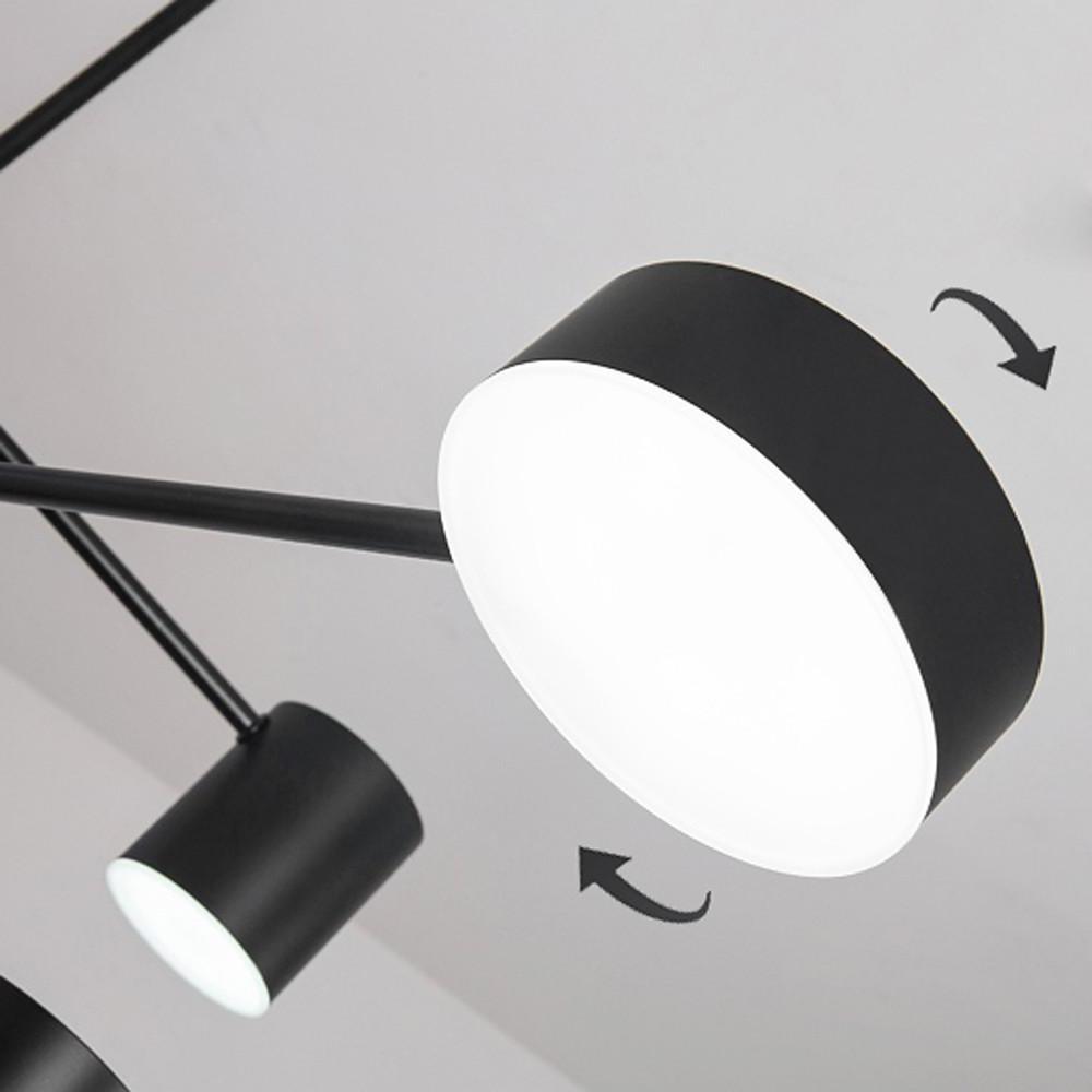 Doriskos - Black Sputnik LED Chandelier