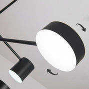 Doriskos - Black Sputnik LED Chandelier