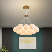 Chrysippos - Cascading Globe Cluster Chandelier