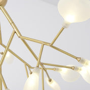 Bion - Brass and Glass 45-Light Sputnik Chandelier