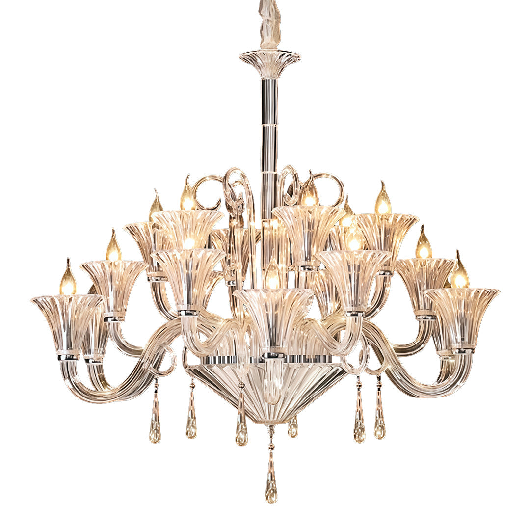 Hylas - French Glass Globe Chandelier