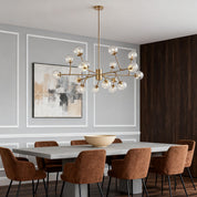 Eudora - Gold Bubble Sputnik Chandelier