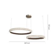 Anthea - Champagne Gold Ring Chandelier