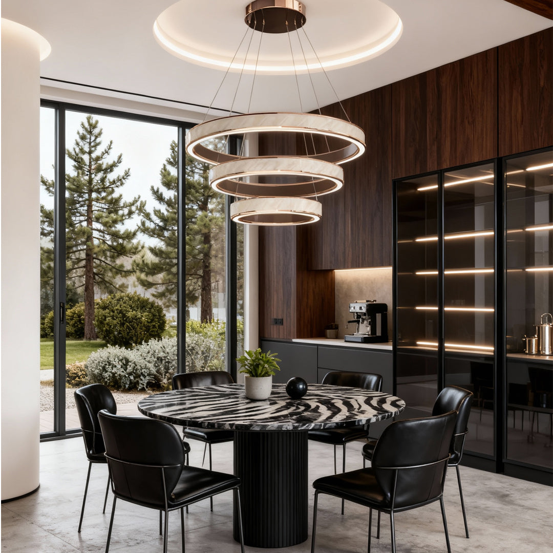 Anthea - Champagne Gold Ring Chandelier