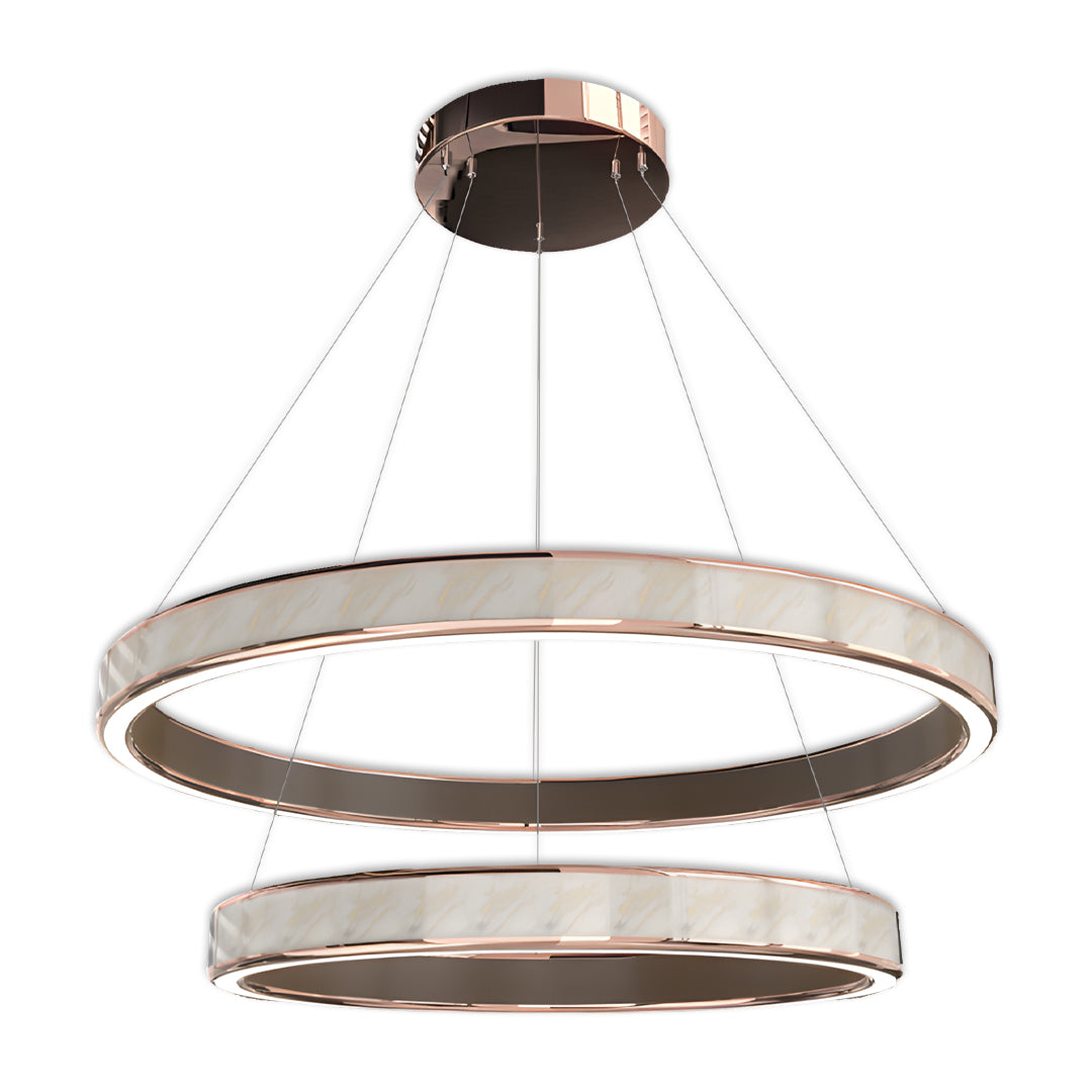 Anthea - Champagne Gold Ring Chandelier