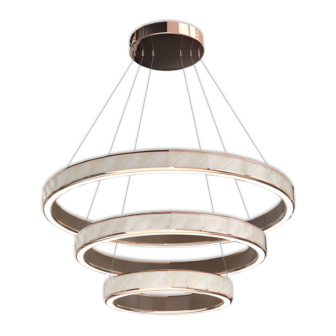 Anthea - Champagne Gold Ring Chandelier