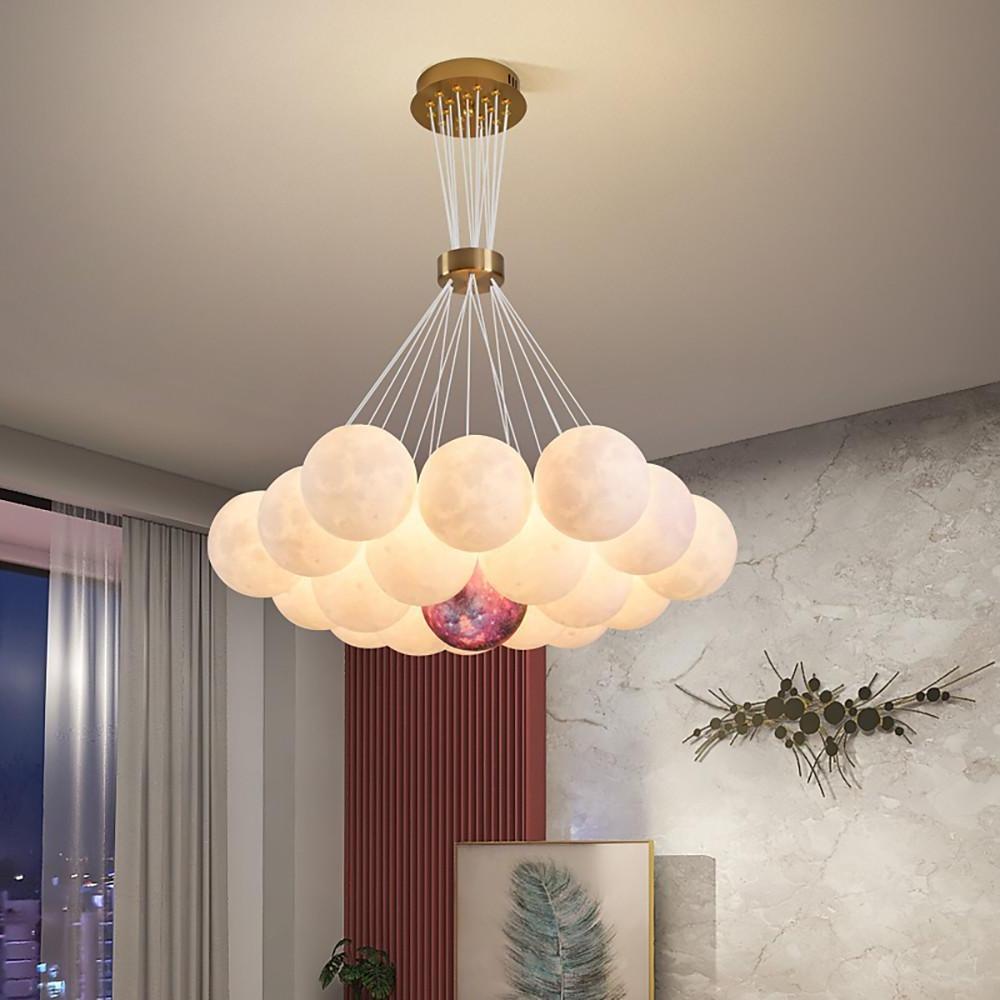 Chrysippos - Cascading Globe Cluster Chandelier