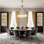 Xanthe - Gold and Bubble Glass Chandelier