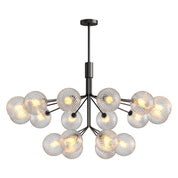 Cassia - Solid Copper Glass Ball Chandelier