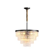 Kadmos - Copper and Glass Geometric Chandelier
