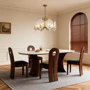 Leandros - Gold Geometric Glass Chandelier