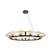 Agathon - Copper and Glass Chandelier