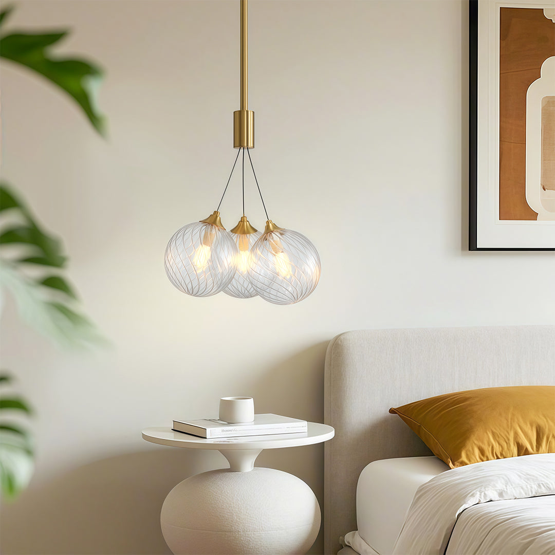 Orestes - Copper Bubble Chandelier