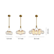 Orestes - Copper Bubble Chandelier