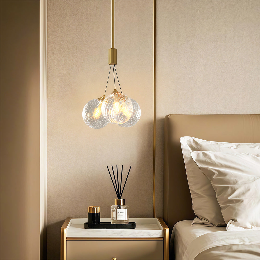 Orestes - Copper Bubble Chandelier