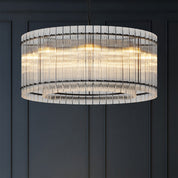 Epikles - Iron and Glass Multi-Head Chandelier