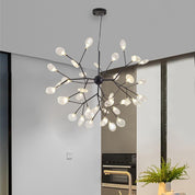Gorgias - Black or Gold 36-Light Cluster Chandelier