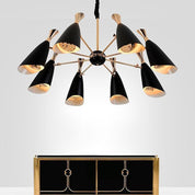 Briseis - Electroplated Metal 8-Light Chandelier