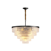 Kadmos - Copper and Glass Geometric Chandelier