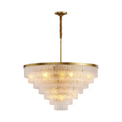 Kadmos - Copper and Glass Geometric Chandelier