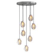 Aglaia - Brass and Glass Globe Chandelier