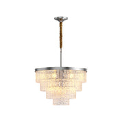 Kadmos - Copper and Glass Geometric Chandelier