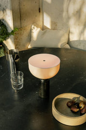 Hespera - Cordless Marble and Opaline Glass Table Lamp