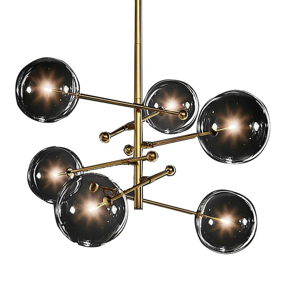 Hegesias - Geometric Globe Glass Chandelier