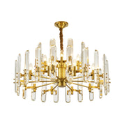 Euphrosyne - Brass and Glass Modern Chandelier