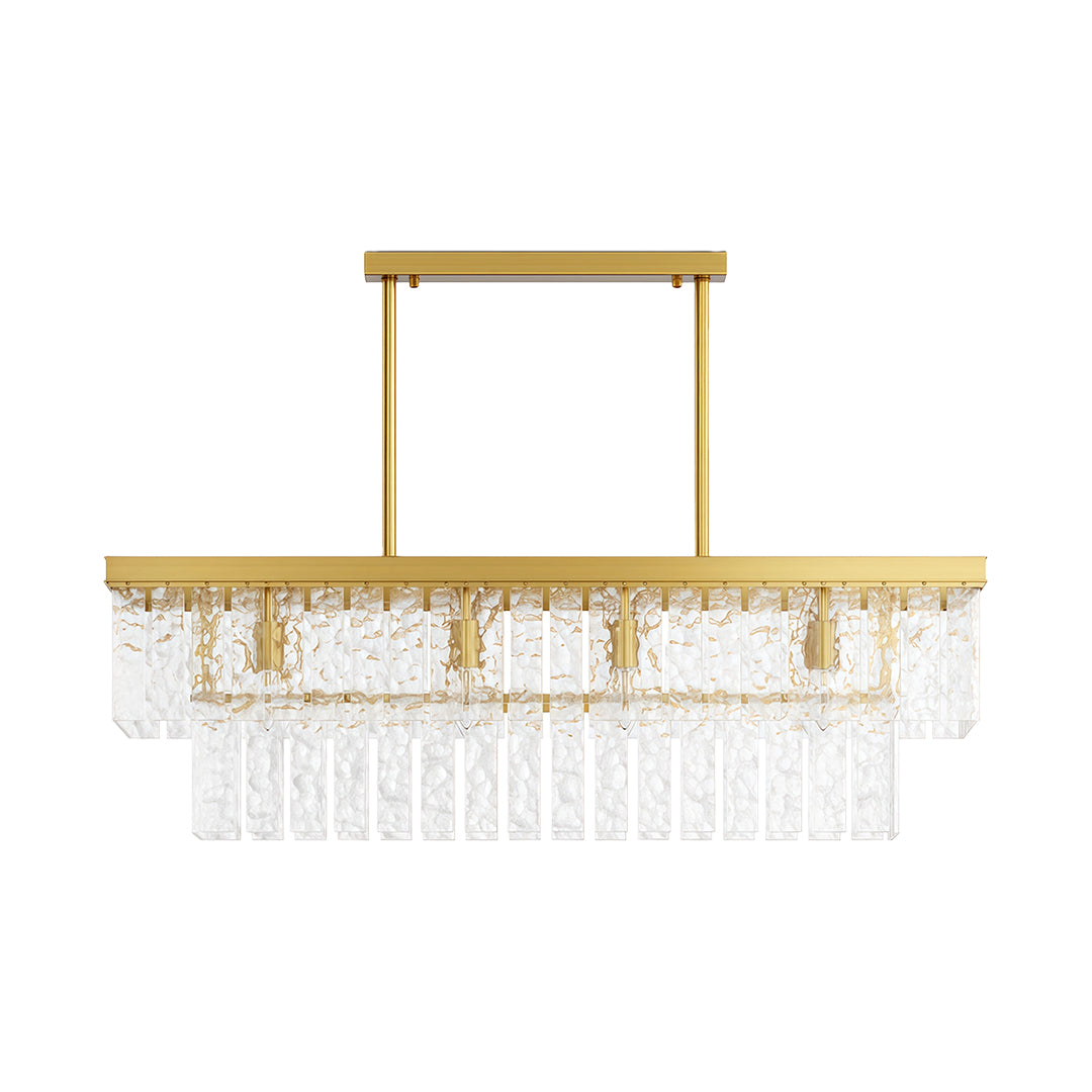 Kadmos - Copper and Glass Geometric Chandelier