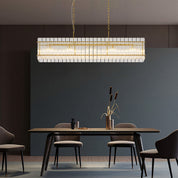 Epikles - Iron and Glass Multi-Head Chandelier