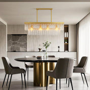 Kadmos - Copper and Glass Geometric Chandelier