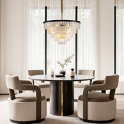 Kadmos - Copper and Glass Geometric Chandelier