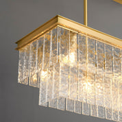 Kadmos - Copper and Glass Geometric Chandelier