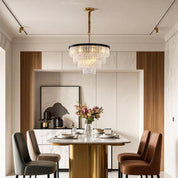 Kadmos - Copper and Glass Geometric Chandelier