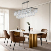 Kadmos - Copper and Glass Geometric Chandelier