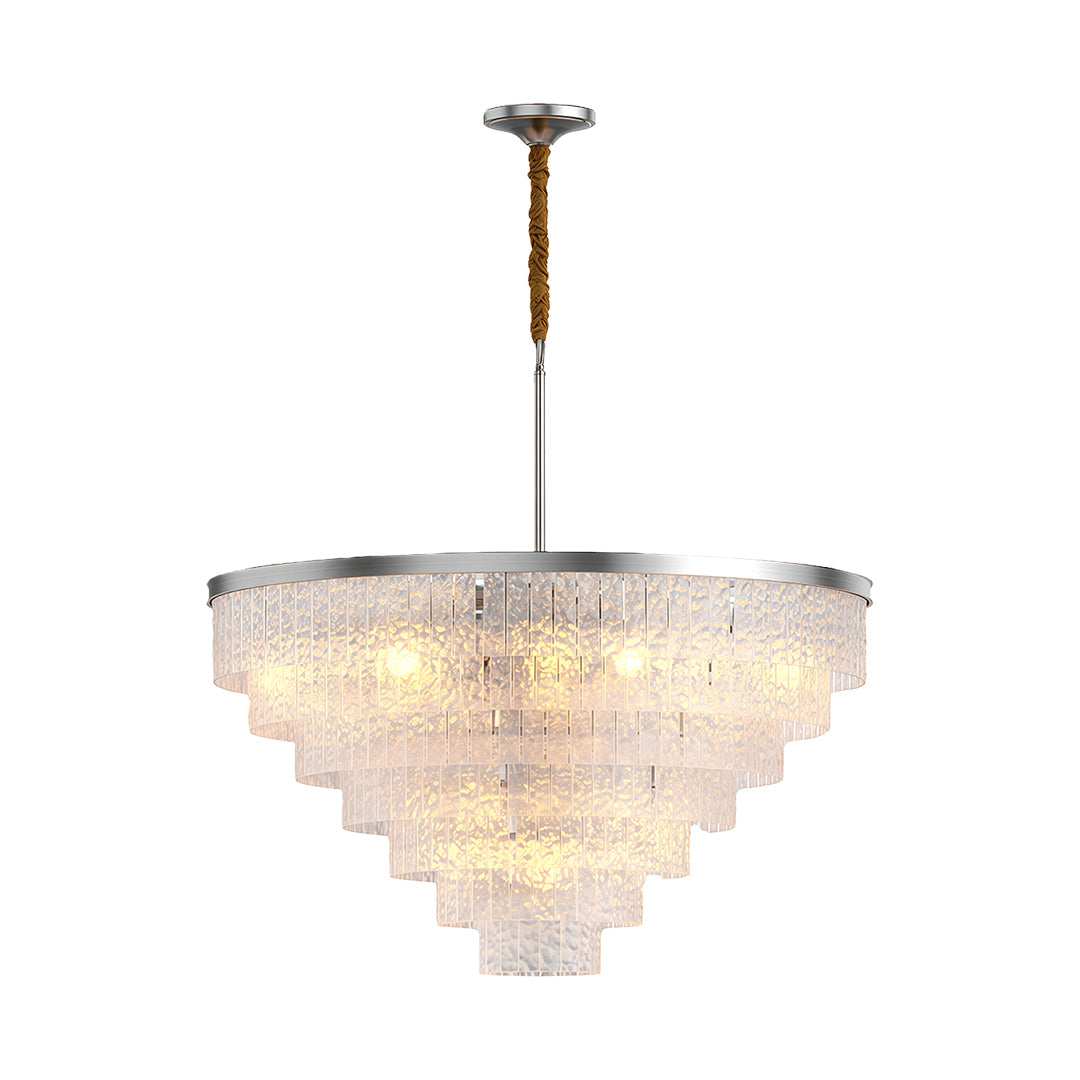 Kadmos - Copper and Glass Geometric Chandelier